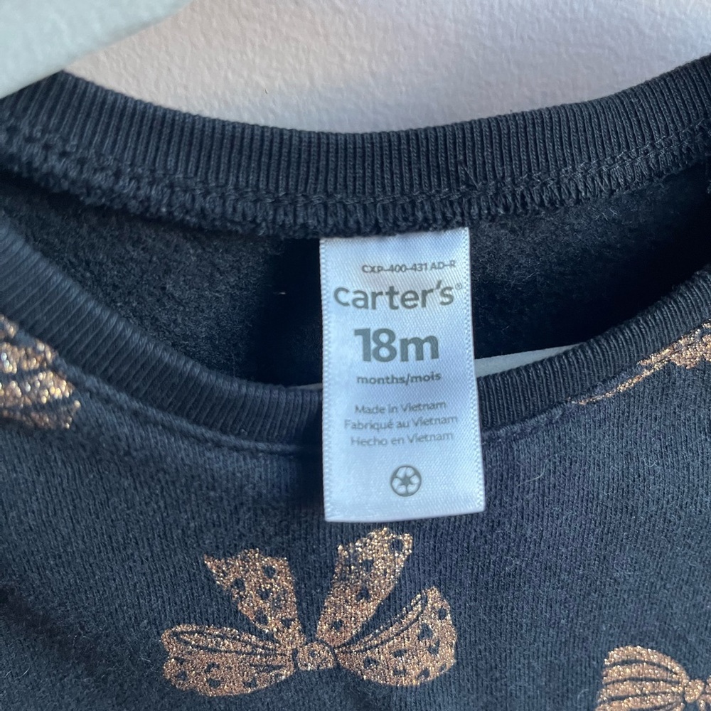 Set of 3 | Carter and Cat & Jack Sweatshirt Bundle | 18 months - Picture 11 of 12